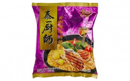 Thai Chef Oriental Style Instant Noodles Yellow Curry Flavour Wheat Protein  Pack  100 grams